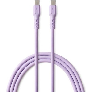 Colorum Кабел Colorum - 14987, USB-C/USB-C, 1.8 m, лавандула (14987)