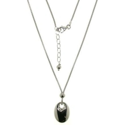 InfinitySilver Strieborný náhrdelník s oválom 28020345