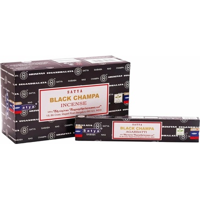Shrinivas Satya Indické vonné tyčinky Black Champa 15 g