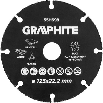 Graphite Kotouč řezný 125 mm 55H698