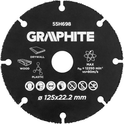 Graphite Kotouč řezný 125 mm 55H698