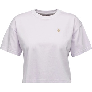 Black Diamond Дамска тениска Black Diamond Women's Diamond Crop S/S Tee T-shirt - Soft Lilac - размер XL (916-3679-0315)