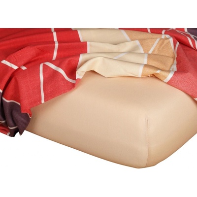 Dadka Jersey prostěradlo medové 90x200x25
