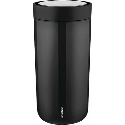 Stelton TO GO CLICK Termohrnček 400 ml čierny