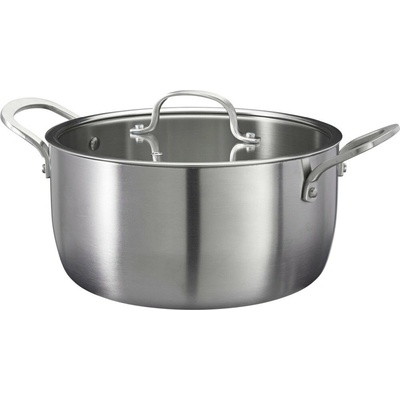 SIAKI HUISHOUD Kastrol nerez 25,5 cm s poklicí KO-C85000410