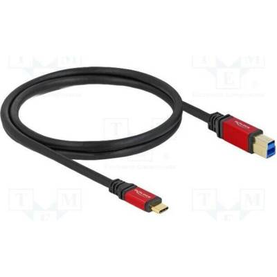 Delock 80612 USB B vidliceUSB C vidlice zlacený 1m černý