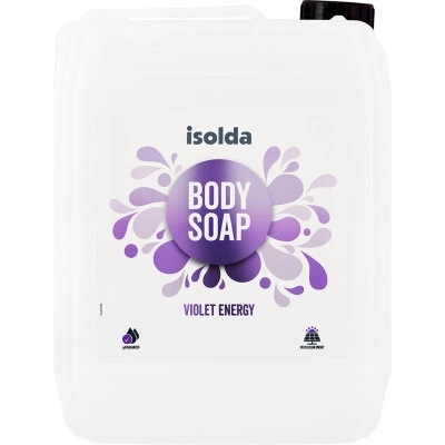 Isolda Violet energy body soap jemné tekuté mydlo 5 l