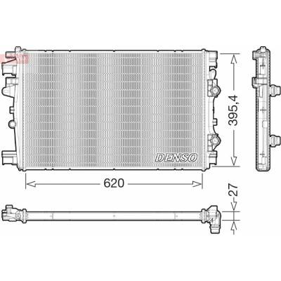 Chladič, chlazení motoru DENSO DRM09176