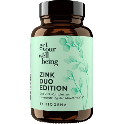 get your wellbeing by BIOGENA Zink duo edition - 60 капсули