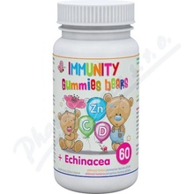 CLINICAL Immunity gummies bears + echinacea 60 ks pektínových cukríkov