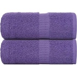 vidaXL Кърпи за пране FROGN 2 бр. лилави 30x30 см 360 г/м2 (136872)