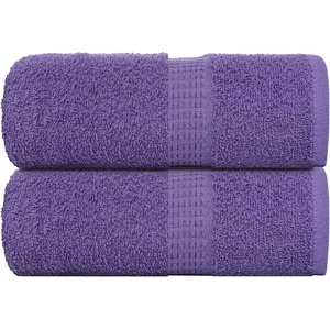 vidaXL Кърпи за пране FROGN 2 бр. лилави 30x30 см 360 г/м2 (136872)