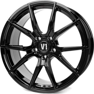 V1 Wheels V1 9x20 5x112 ET25 black gloss