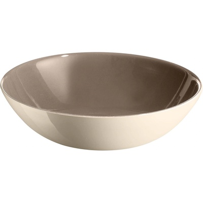 Emile henry (Франция) Керамична купа за салата emile henry salad bowl - Ø22.5 см - цвят сиво-бежов и екрю (eh 3322-g9)