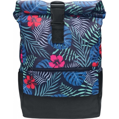 Tapple Černo-modro-červený s květinami Bellinda 33 l