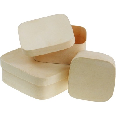 Meyco Preglejkový štvorcový box 8,5 x 8,5cm v 4cm