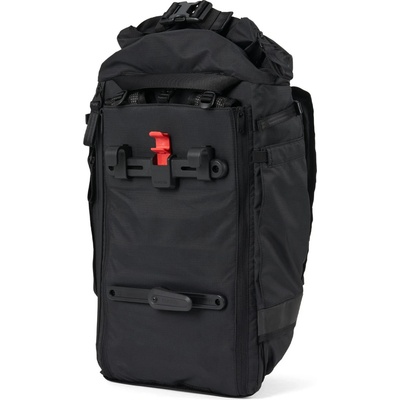 pinqponq Велосипедна дисага Pinqponq Komut Bike 32+5 Pannier - Pure Black - размер 32 + 5 l (510-4430-0111)