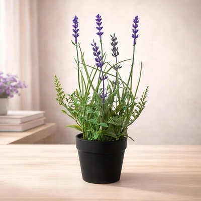 Gasper Gasper Umelá levanduľa v kvetináči, 25 cm