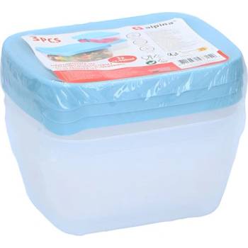 Image 1 of ALPINA КУТИИ ЗА ХРАНА alpina 12х15х8см 900мл К-КТ 3бр