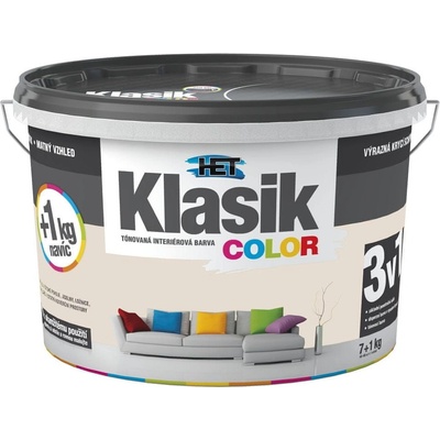 Het Klasik Color - KC 218 béžový pískový 7+1 kg