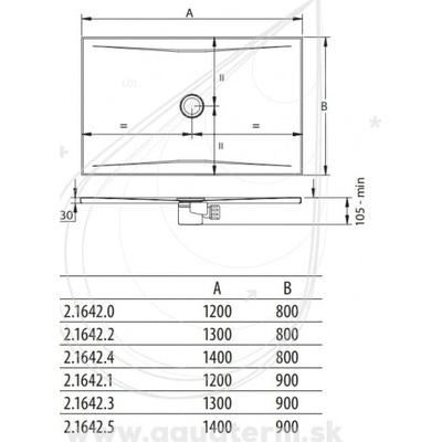 JIKA PURE oceľová obdĺžniková vanička, Antislip 140 x 90 cm biela 2.1642.5.600.000.1