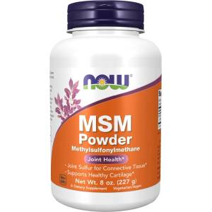 NOW NOW MSM Methylsulphonylmethane Powder, 227 Grams - fitnesdobavki - 23,27 лв