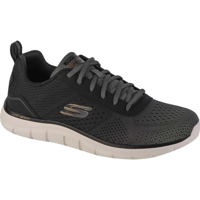 Skechers Track Ripkent 232399-OLBK pánské tenisky tmavě šedé
