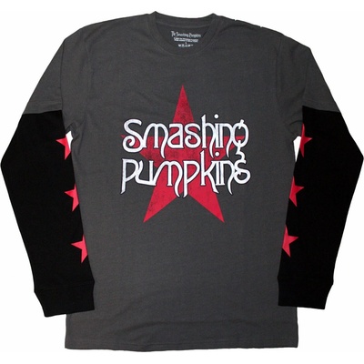 The Smashing Pumpkins Star Logo Charcoal Grey & Black