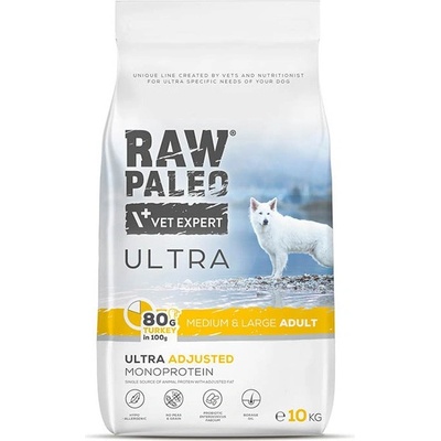 VetExpert Vetexpert Raw Paleo Турция за възрастни средни/големи кучета 10 кг