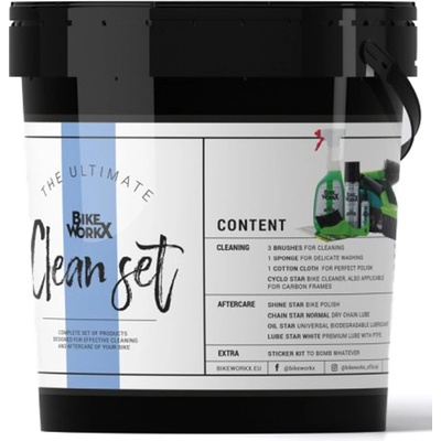 Bikeworkx Clean Set Dummy Profesionální čisticí sada UNI