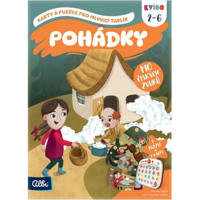 Albi Kvído Karty a puzzle pro mluvicí tablík Pohádky