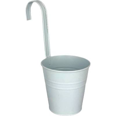 Mica САКСИЯ КРЪГЛА МЕТАЛНА С КУКИ joey h12xd13см БЯЛА (1172883)