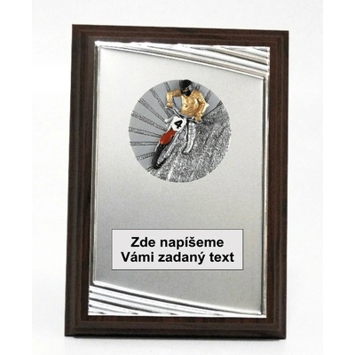 VIZINGR Motokros plaketa H122-G231.02-K016 H122-G231.02-K016/15 cm