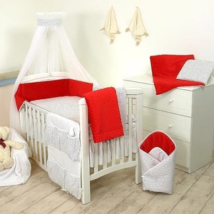  Бебешки спален комплект Minky 9 елемента 135 х 100 см 64514-D11