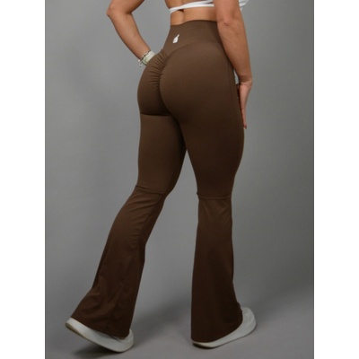 WIDE SCRUNCH legíny BROWN
