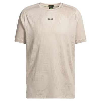 Тениска BOSS Desert Active 01 short sleeve T-shirt - Beige (Open Beige)