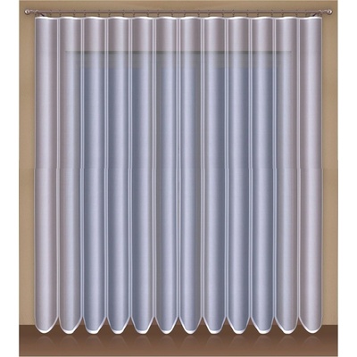 Hotová záclona alebo balkónová záclona, Edita, biela 200 x 250 cm dvere
