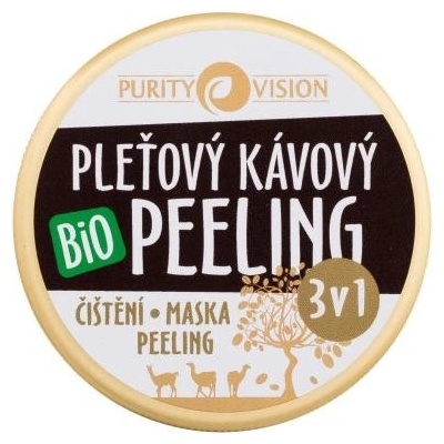 Purity Vision Bio Kávový pleťový peeling 3v1 70 ml