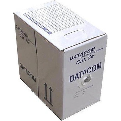 Datacom 1201 FTP drát CAT5E LSOH 305m, šedý