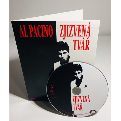Zjizvená tvář plast DVD