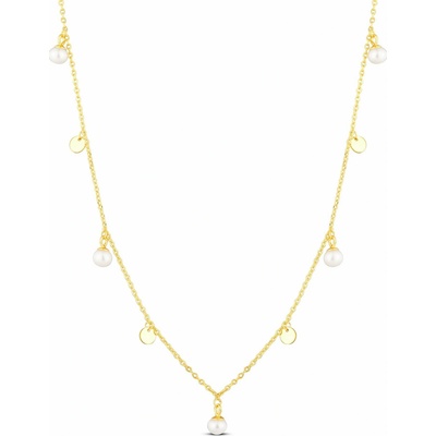 JwL Luxury Pearls Jemný náhrdelník s perlovými přívěsky JL0861