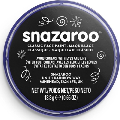 Snazaroo metalická barva na obličej 18 ml Černá – Zboží Dáma