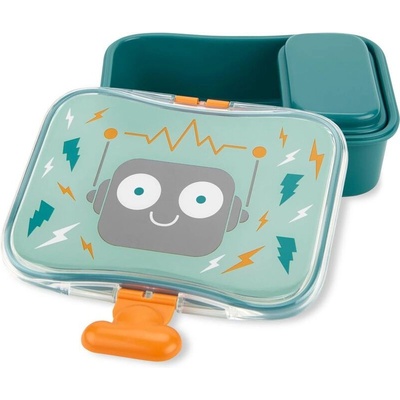 Skip Hop Комплект кутии за храна Skip Hop Spark Style - 2 броя, робот (9N779310)