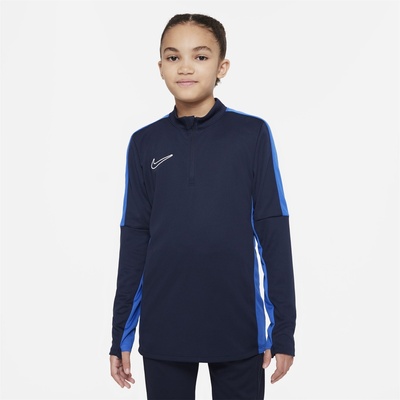 Nike Dri-FIT Academy Big Kids' Soccer Drill Top (Stock) - Obsidian/Royal