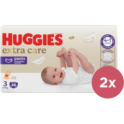 HUGGIES 2x Elite Soft Pants 3 6-11 kg 48 ks