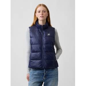 GAP Прошивана жилетка с лого GAP GAP | Sin | ЖЕНИ | XS