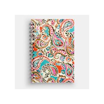 Sentio Бележник със спирала А5, 80л. Paisley Lt Blue