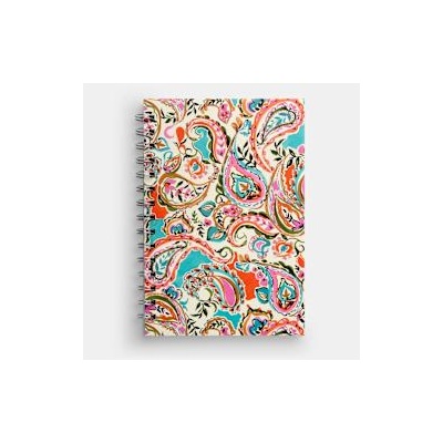 Sentio Бележник със спирала А5, 80л. Paisley Lt Blue