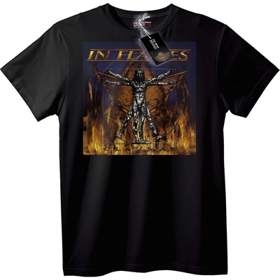 NOONEBRAND Тениска In Flames Clayman - S, Black