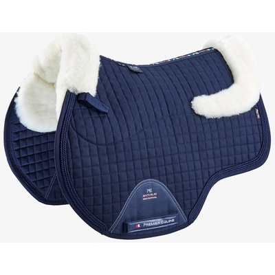 Equine Premier Podsedlová dečka Merino Wool European tm. modrá přírodní – Zbozi.Blesk.cz